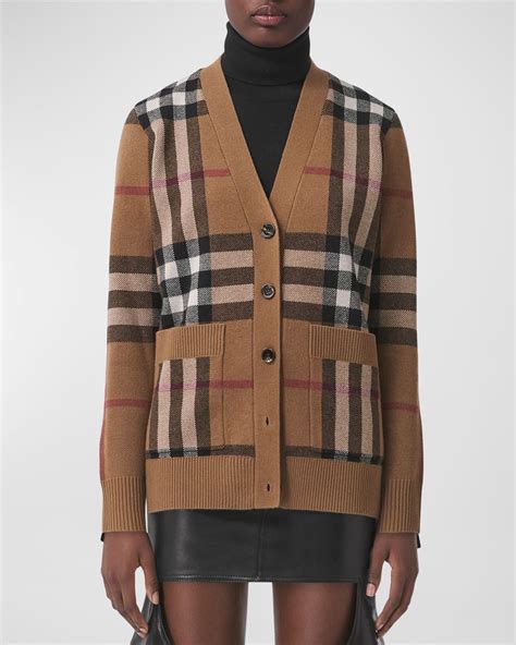 burberry karine cardigan|Burberry reversible cardigan.